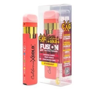 CALIFORNIA GOLD FUSION PEN 3-IN-1 POD DISPOSABLE - STARBURST | 3000MG